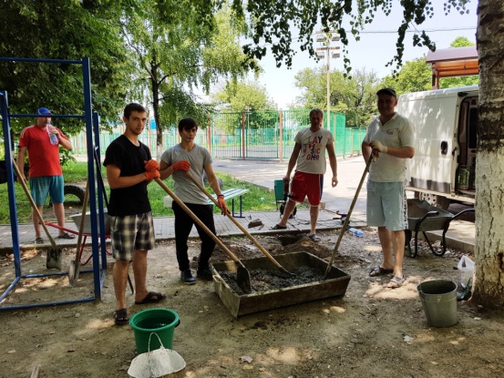 ремонт спортивной площадки